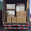 Cajas palletizadas y cajas sueltas