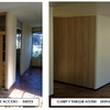 CLOSET Y TABIQUE ACCESO ANTES Y DESPUÉS