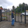 colocando porton