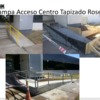 Construcción de rampa de acceso planta tapizados rosen