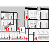 Corte longitudinal / Conjunto habitacional