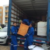 equipo de trabajo en Mudanza