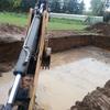 Excavación para piscina