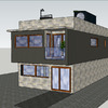 FACHADA EN *SATE Y ENCHAPES