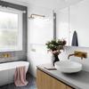 Hermosear baño de visitas pequeño