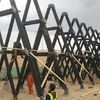 Homenaje a la historia del salitre - construcción