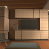 mueble para sala de estar con w-closet