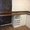 Muebles de cocina junto al quincho