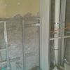 Obra gruesa del baño.