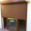 Persiana exterior color Madera