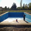 Pintando piscina