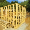 Prefabricado de tabiques para cabaña