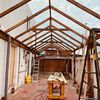 Proceso de estructura y pintado de madera