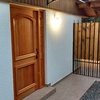 Puerta madera sólida en Lenga 