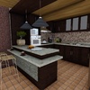 render cocina en 3D