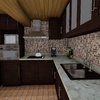 render cocina en 3D
